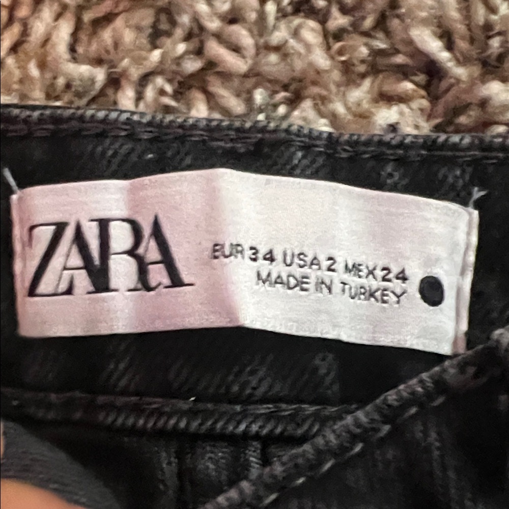 Zara Women's Dark Gray Jeans
